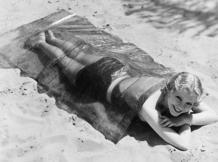 Old Photos of Celebrities on the Beach