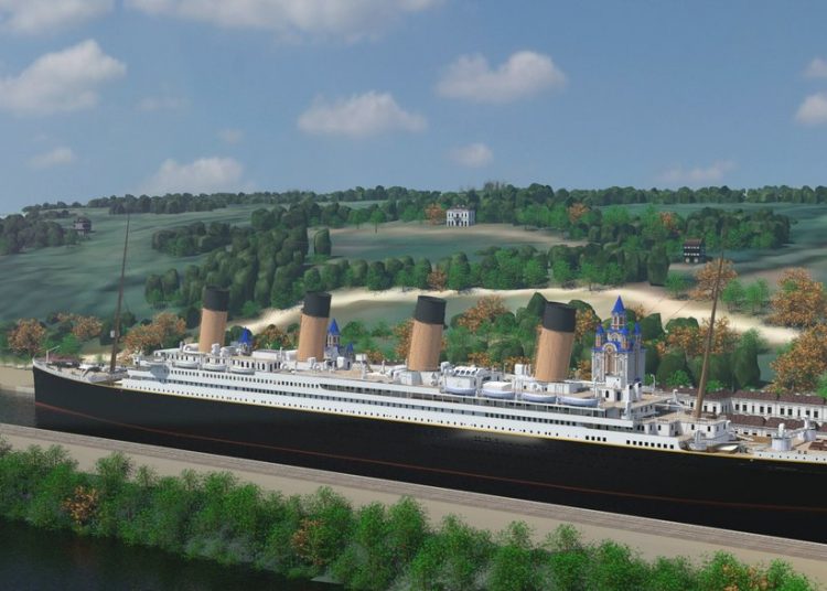 Китайский "Титаник": процесс строительства точной копии легендарного корабля