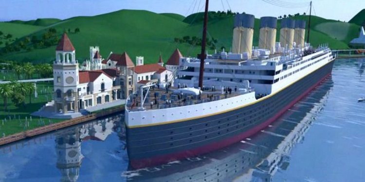Китайский "Титаник": процесс строительства точной копии легендарного корабля