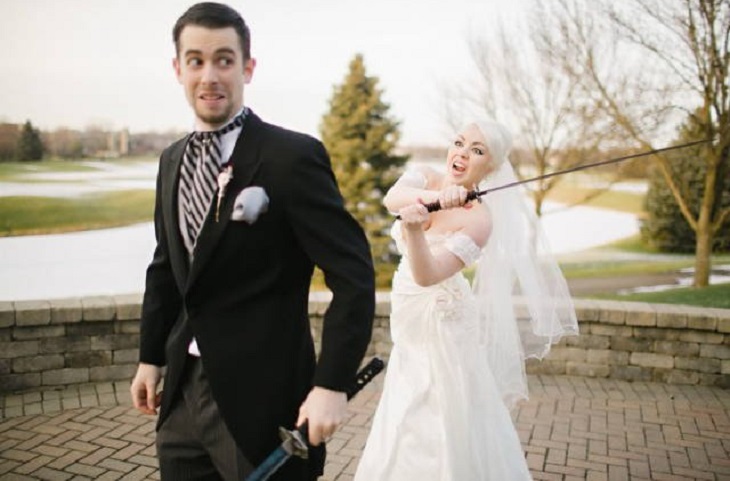 60 невероятно смешных свадебных фото
