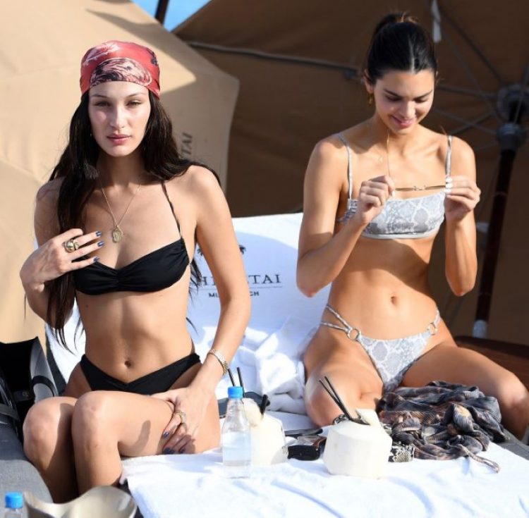 2020_Bella Hadid and Kendall Jenner_evolyutsiya bikini