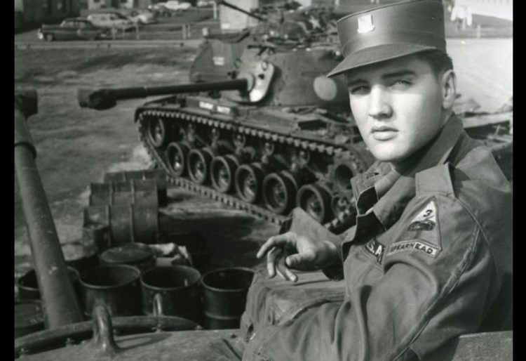 Elvis Presley in army