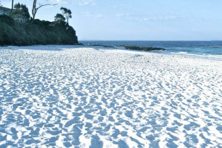 white beach
